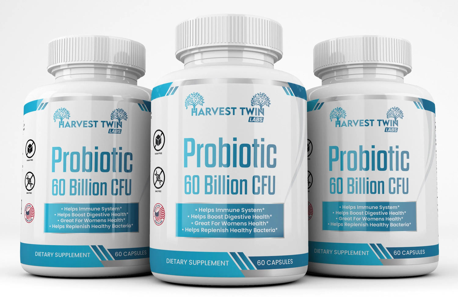 Probiotic 60B Harvest Twin Labs 3-Pack