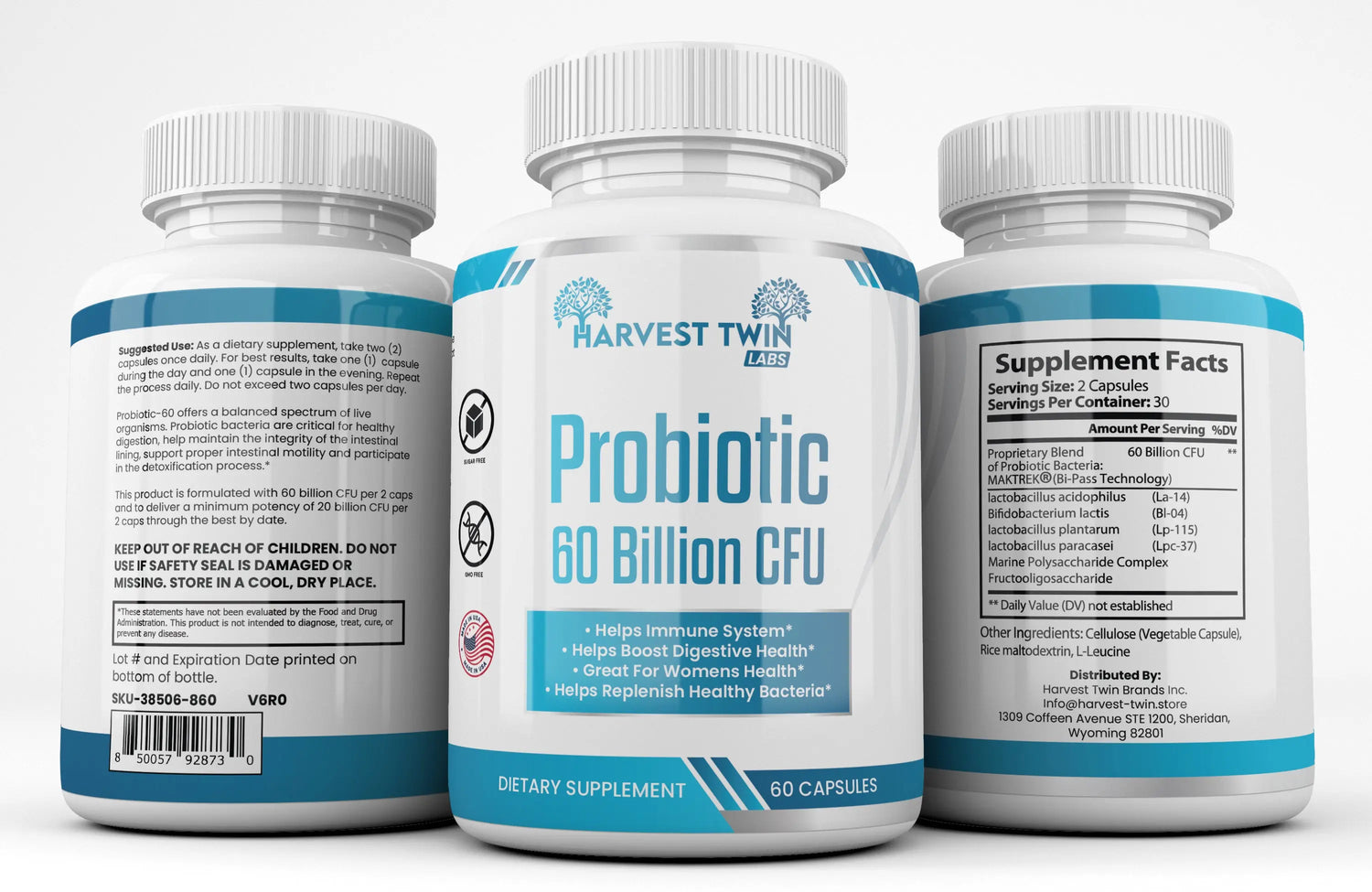 Probiotic 60B Harvest Twin Labs