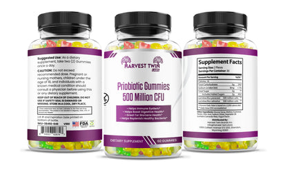 Probiotic Gummies Harvest Twin Labs