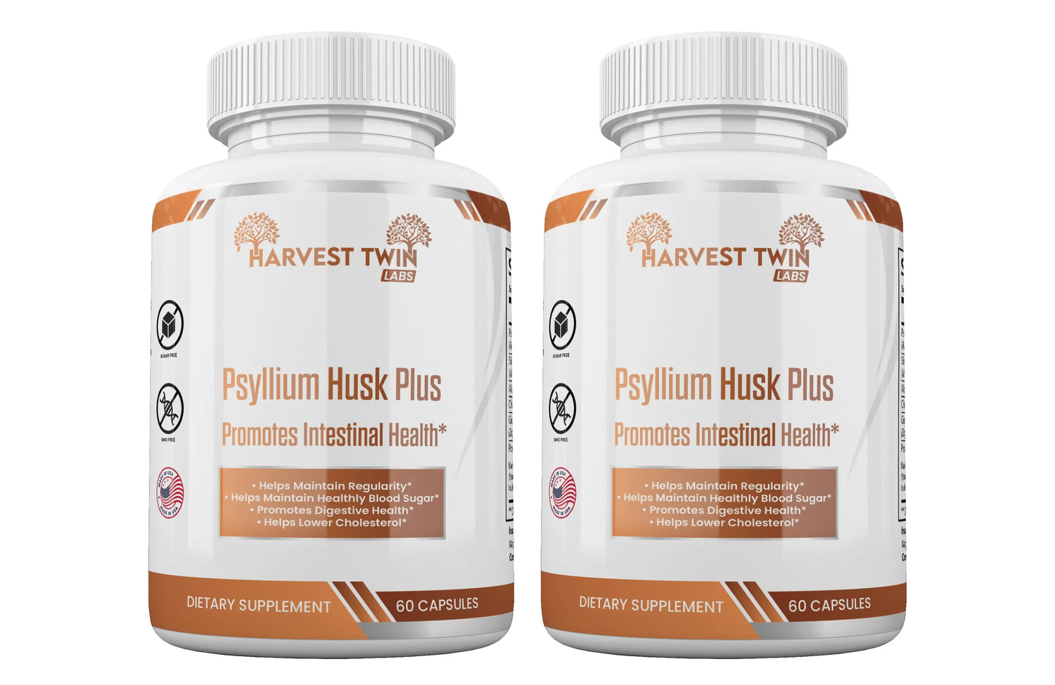 Psyllium Husk Plus Harvest Twin Labs 2-Pack