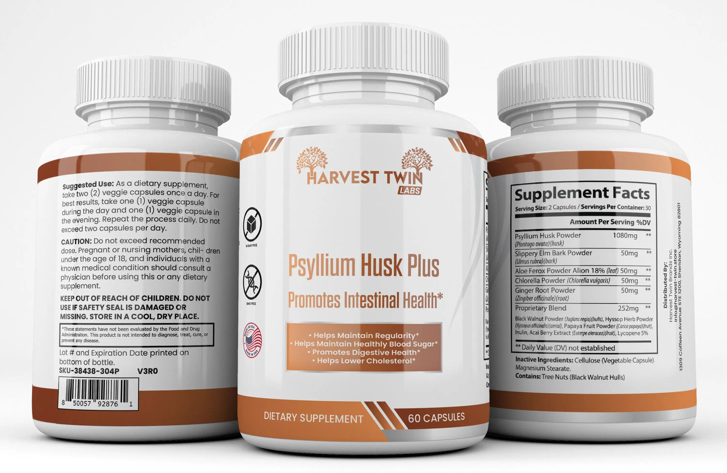 Psyllium Husk Plus Harvest Twin Labs