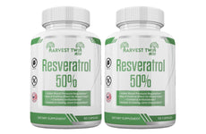 Resveratrol 50% Harvest Twin Labs 2-Pack