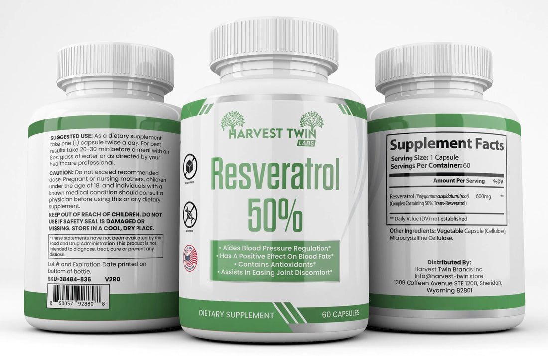 Resveratrol 50% Harvest Twin Labs