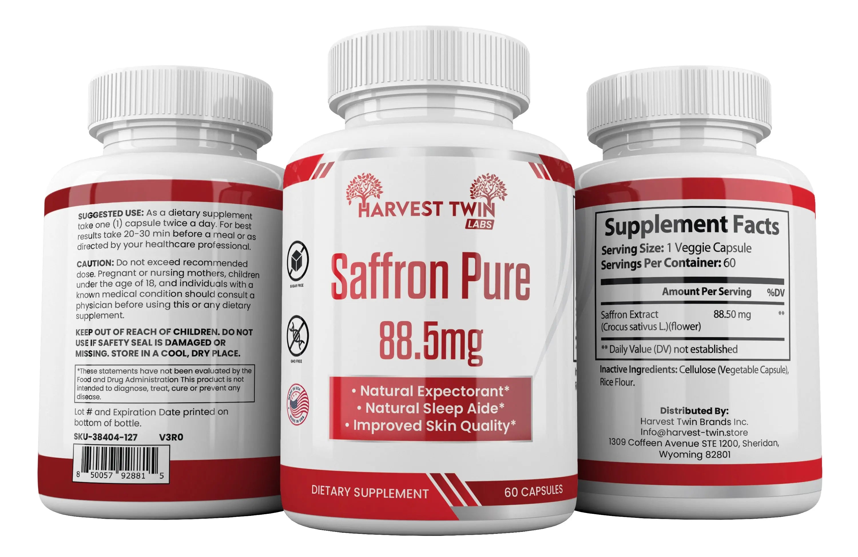 Saffron Pure - 88.5mg Harvest Twin Labs