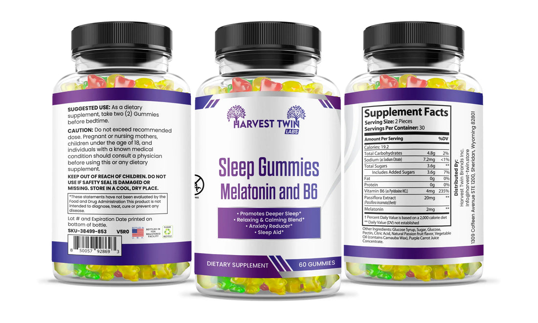 Sleep Well Gummies Harvest Twin Labs