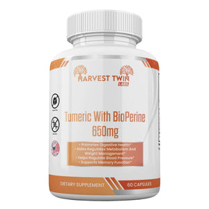 Turmeric w/BioPerine - 650mg Harvest Twin Labs 1-Pack