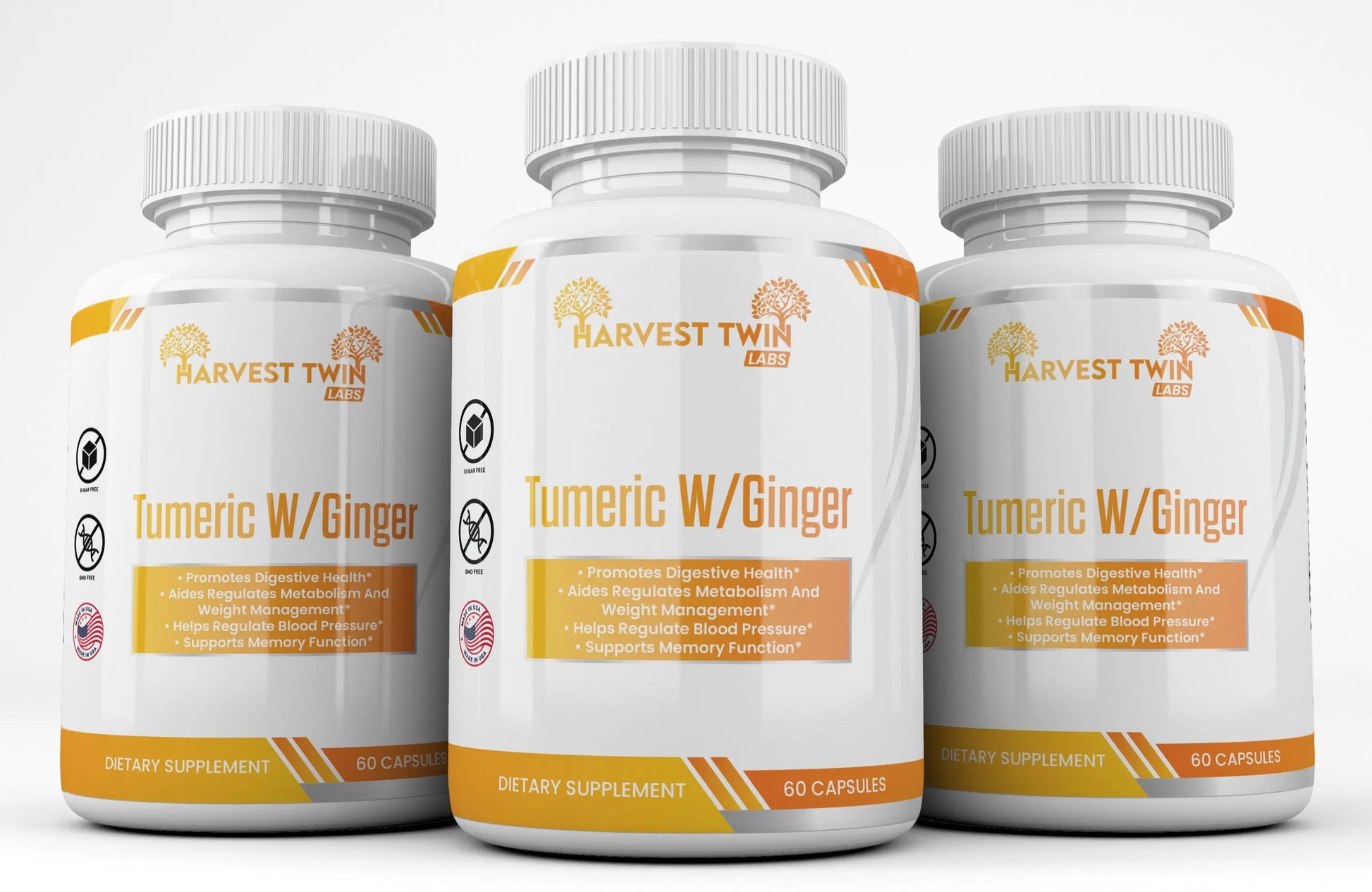 Turmeric w/Ginger Harvest Twin Labs 3-Pack