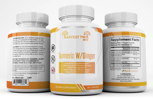 Turmeric w/Ginger Harvest Twin Labs